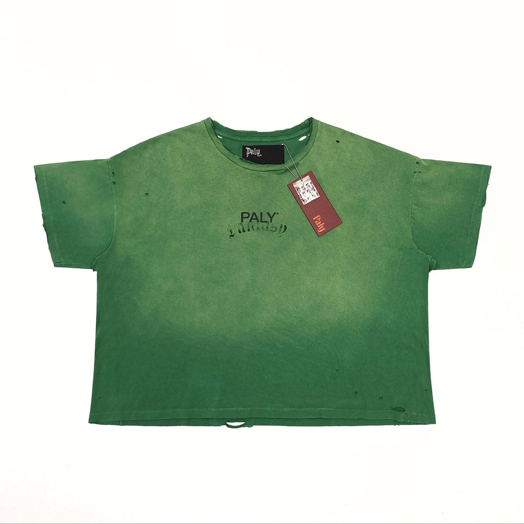 Falection Paly Hollywood FW26 Core Logo Tee in Vintage Green