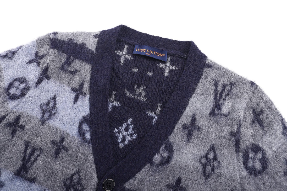 Falection FW26 Monogram Mohair Cardigan in 2 Colors