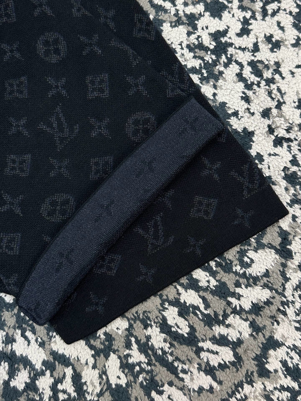 Falection FW26 Monogram Jacquard Short Sleeved Crewneck