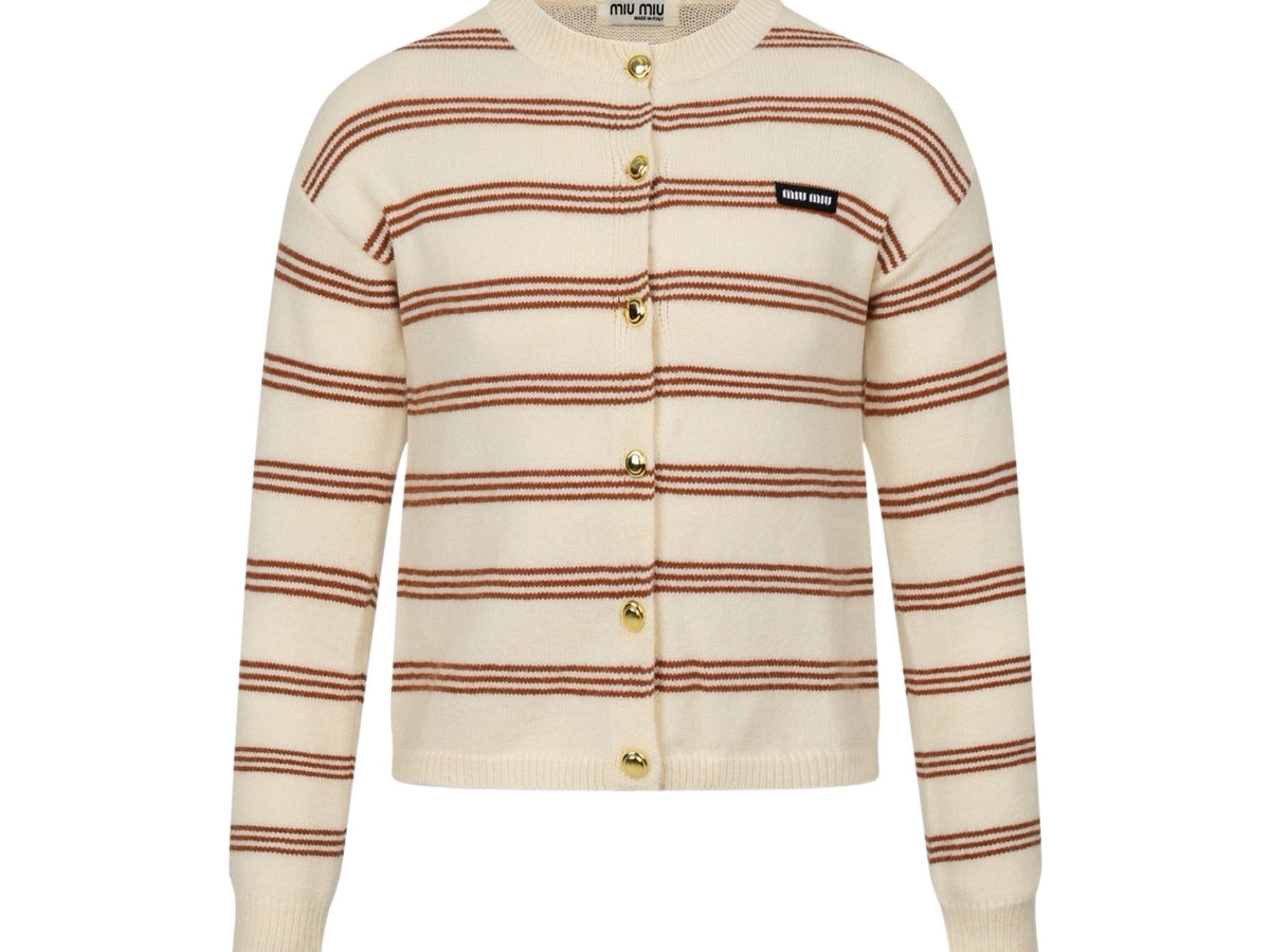 Falection FW26 Striped Cardigan in 2 Colors