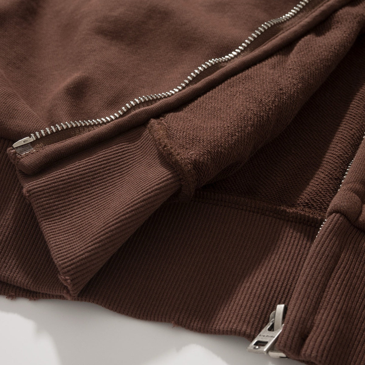 Falection FW26 Washed Zip Up Cardigan in 4 Colors