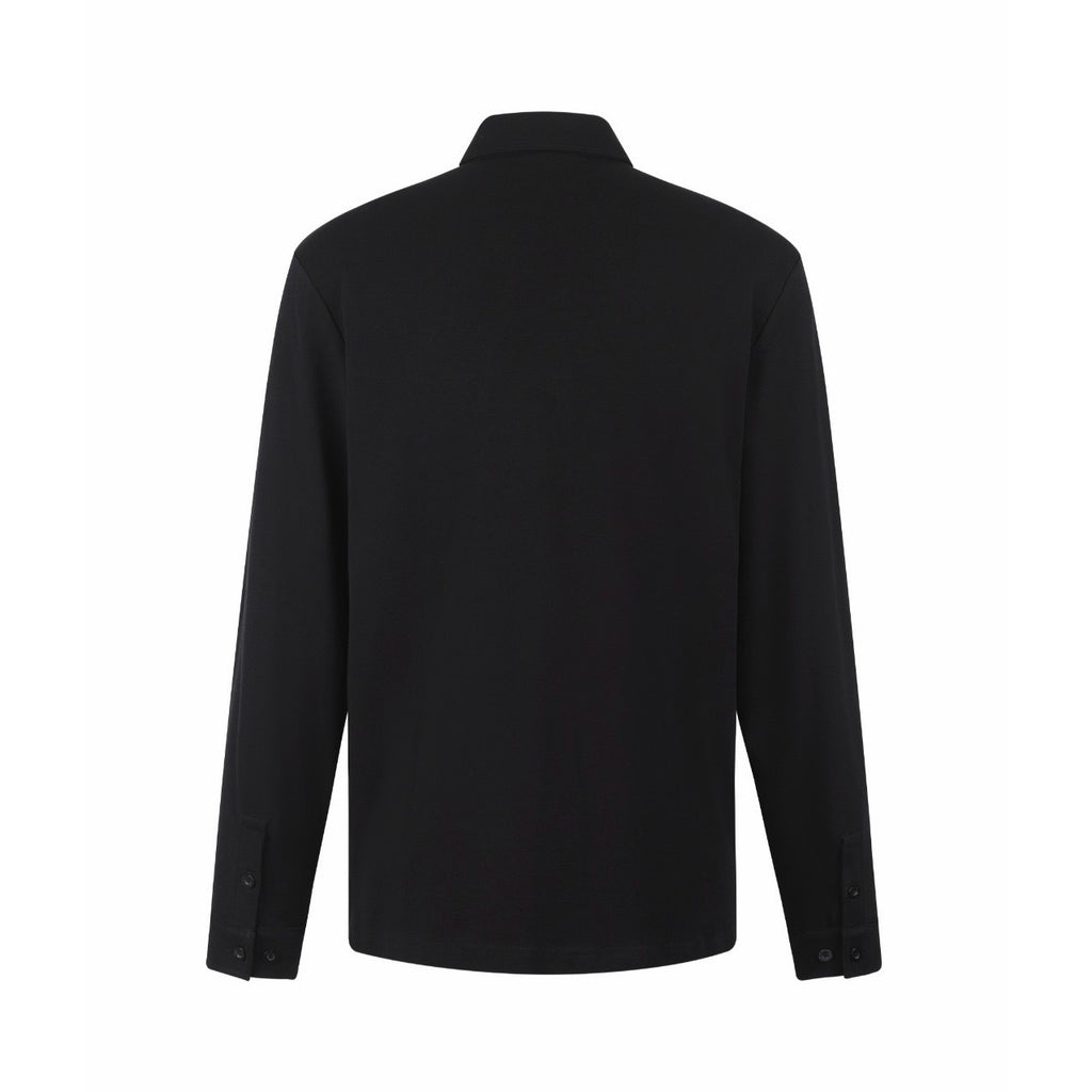 Falection FW26 Cotton Piquet Shirt with Embroidery
