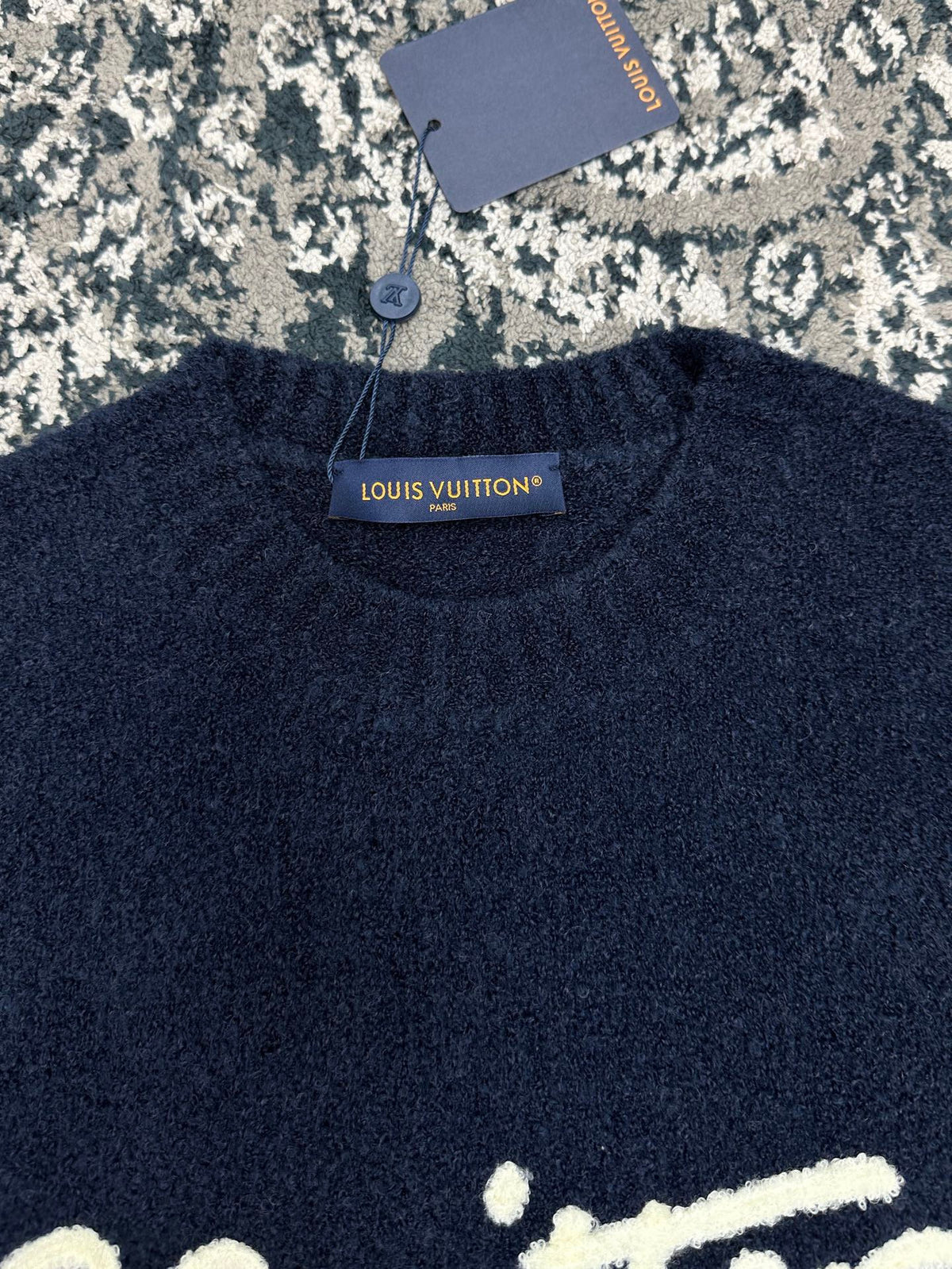 Falection FW26 Embroidered Signature Long Sleeved Crewneck
