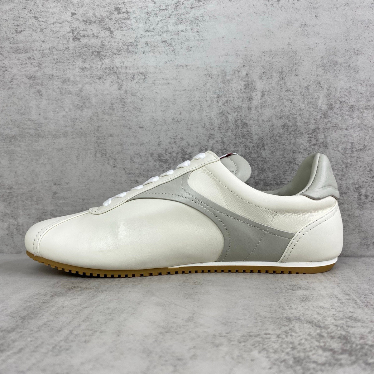 Falection FW26 Shot Sneaker in Alabaster and Silica Gray