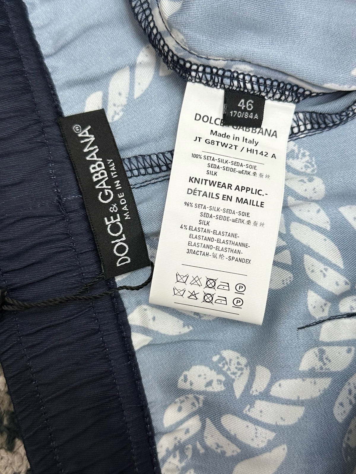 Falection FW26 Marina Print Silk Pants
