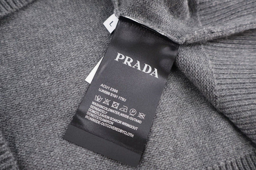 Falection FW26 Suede and Wool Cardigan