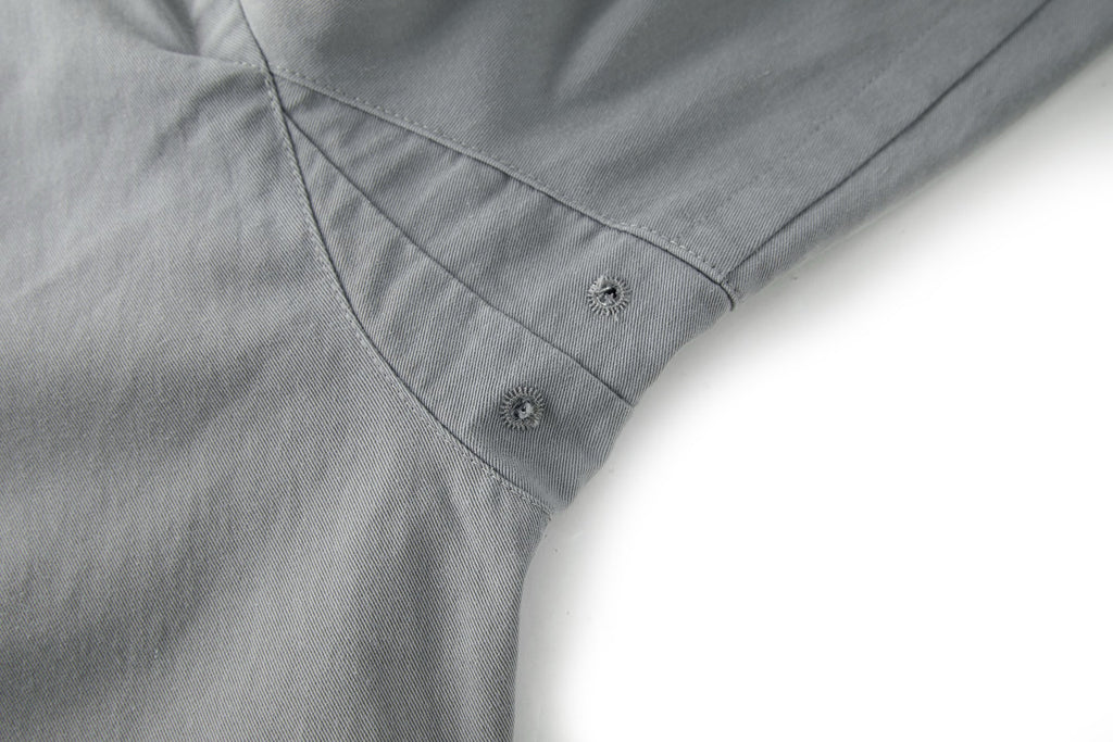 Falection FW26 Steel Gray old Twill Blouson Jacket