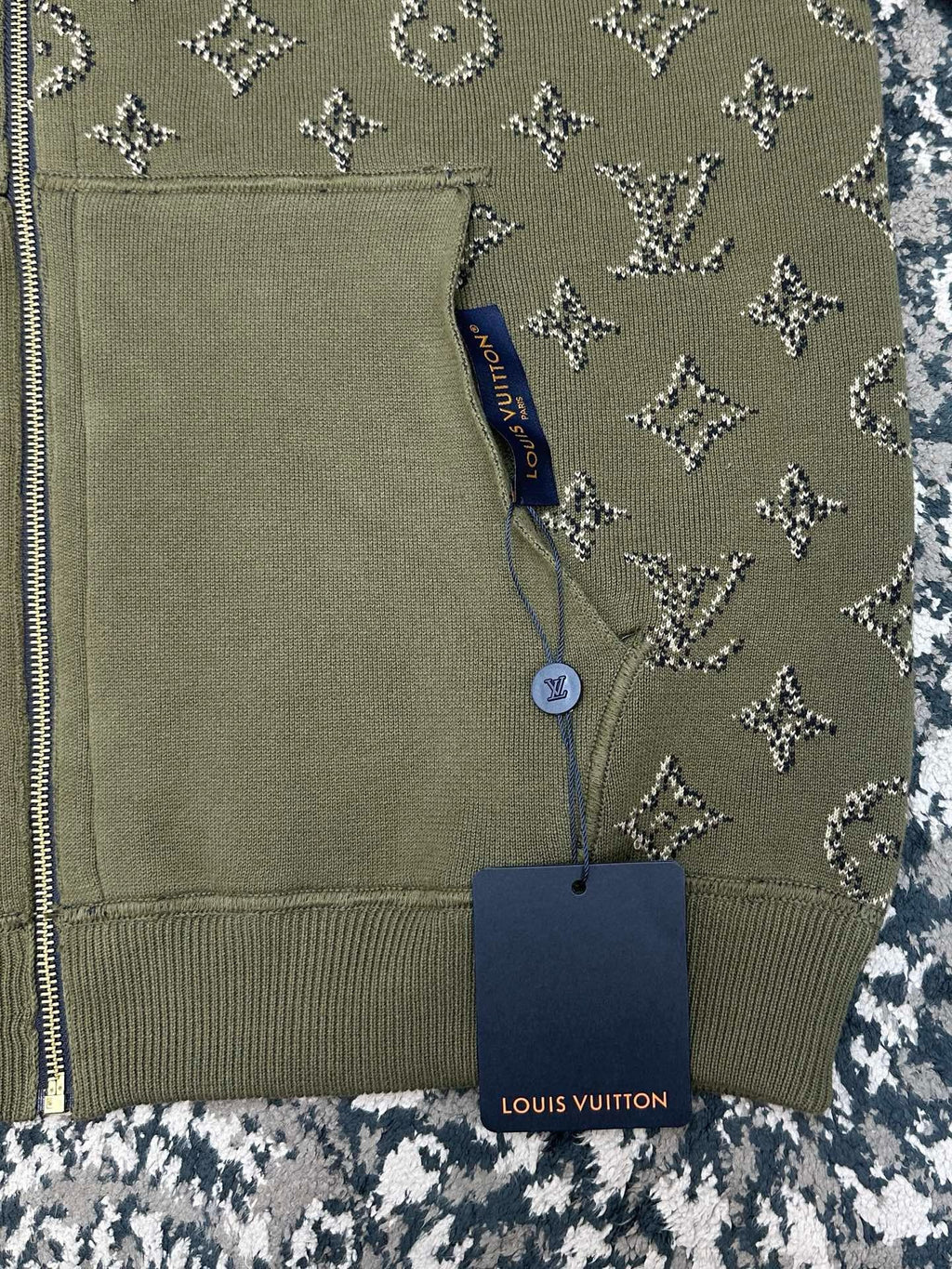Falection FW26 Reversible Monogram Jacquard Bomber Jacket