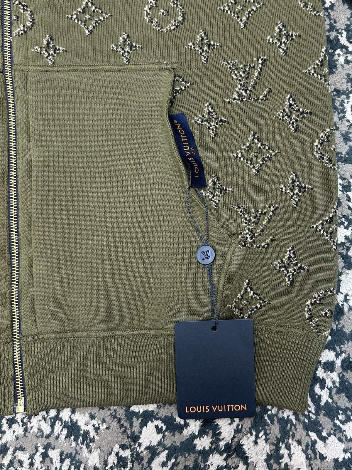 Falection FW26 Reversible Monogram Jacquard Bomber Jacket