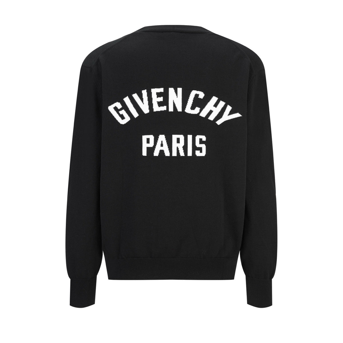 Falection FW26 Intarsia Knit V-Neck Cardigan