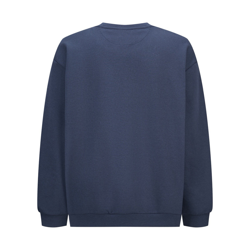 Falection FW26 Technical Cotton Sweatshirt in Navy