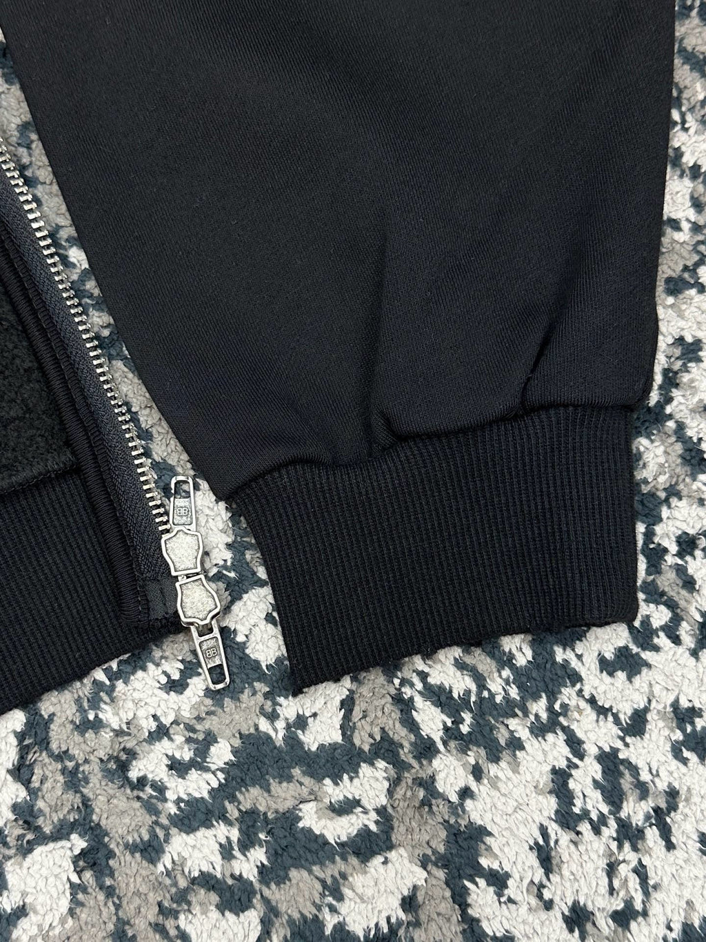 Falection FW26 Masking Tape Oversized Zip Up Hoodie