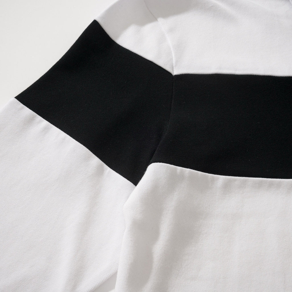 Falection FW26 Striped Polo Sweatshirt in 2 Colors