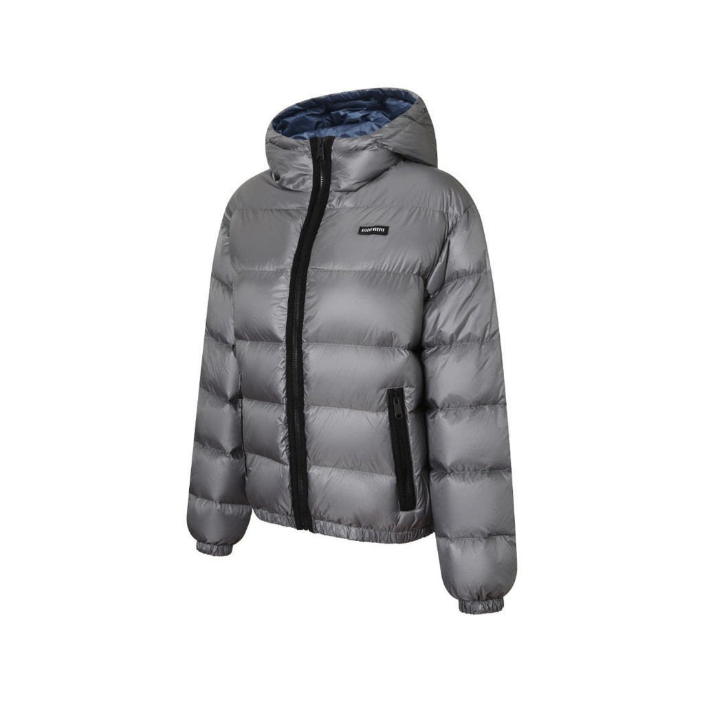 Falection FW26 Steel Gray Light Ponge Down Hoodie Jacket
