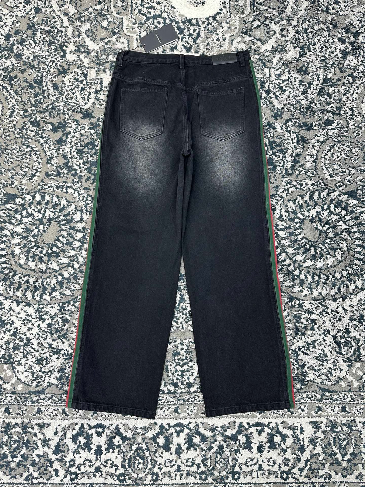 Falection FW26 Cotton Denim Pants with Web Insert