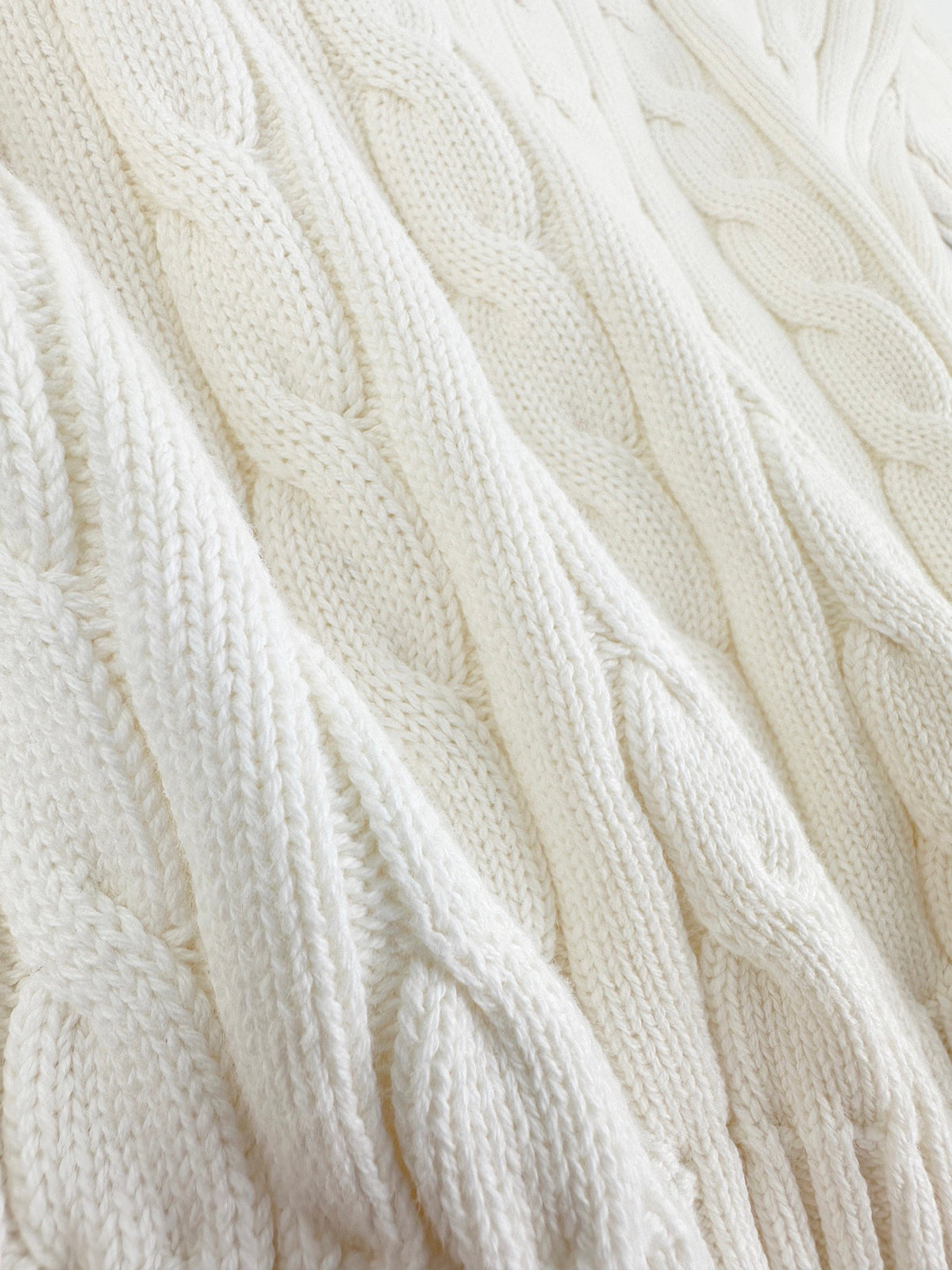 Falection FW26 Logo Embroidered Cable Knit Sweater in 2 Colors