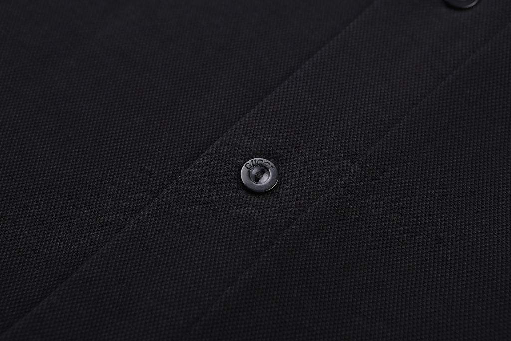 Falection FW26 Cotton Piquet Shirt with Embroidery