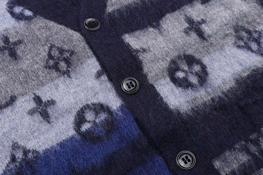 Falection FW26 Monogram Mohair Cardigan in 2 Colors