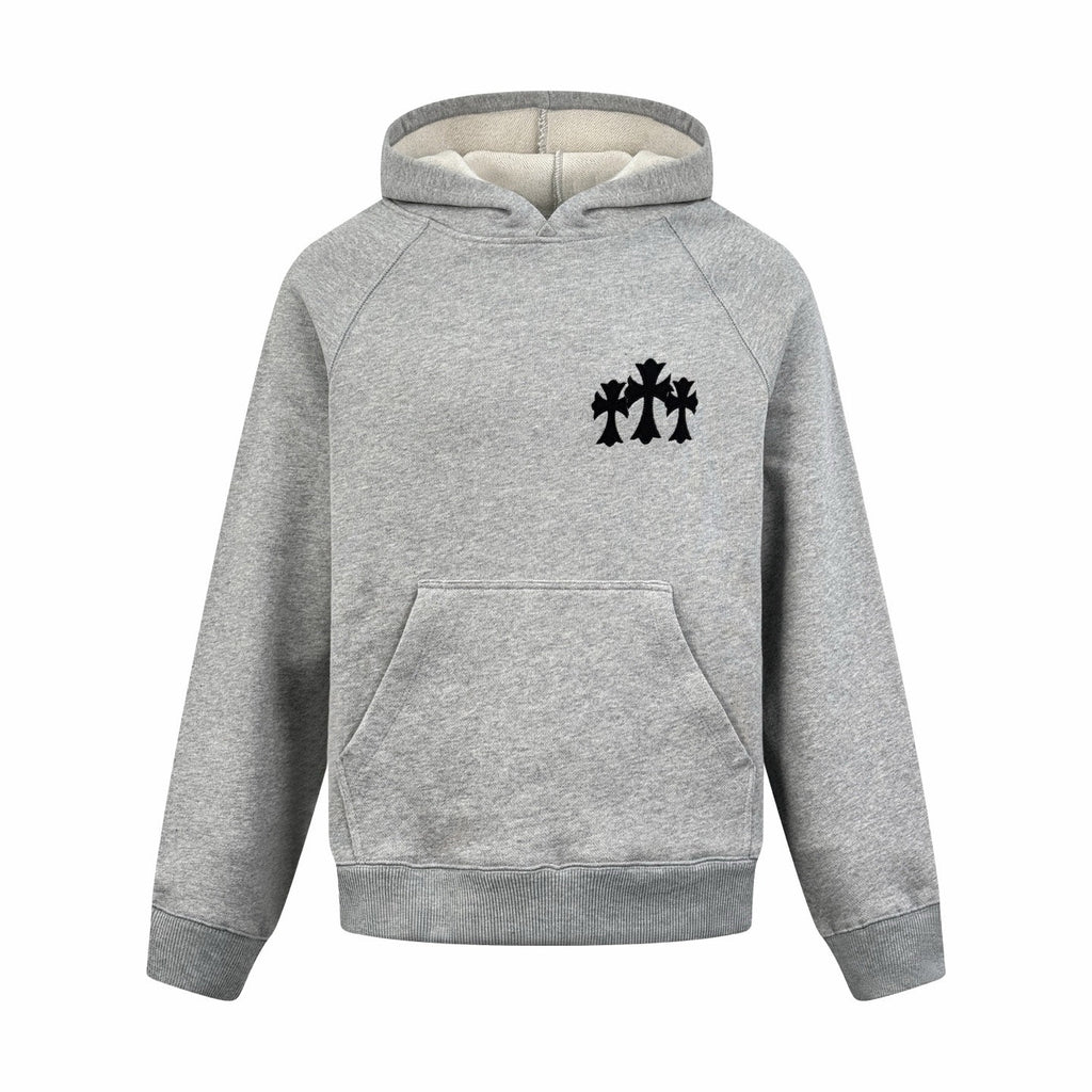 Falection CH FW26 711 Cemetery Cross Nylon Hoodie in 2 Colors