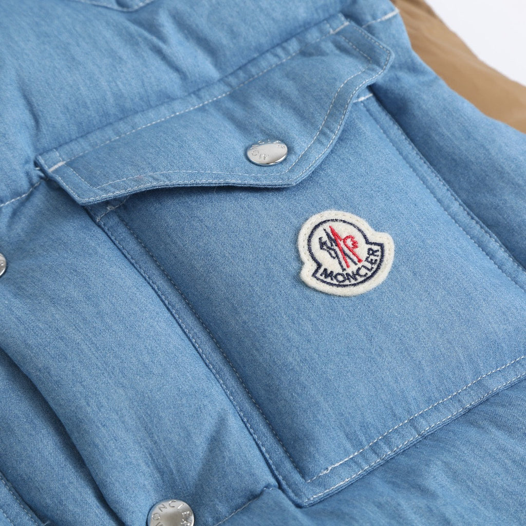 Falection FW26 Ervironal Denim Down Vest in 3 Colors