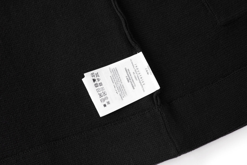 Falection FW26 Leather Logo Wool Zip Up Cardigan in 3 Colors