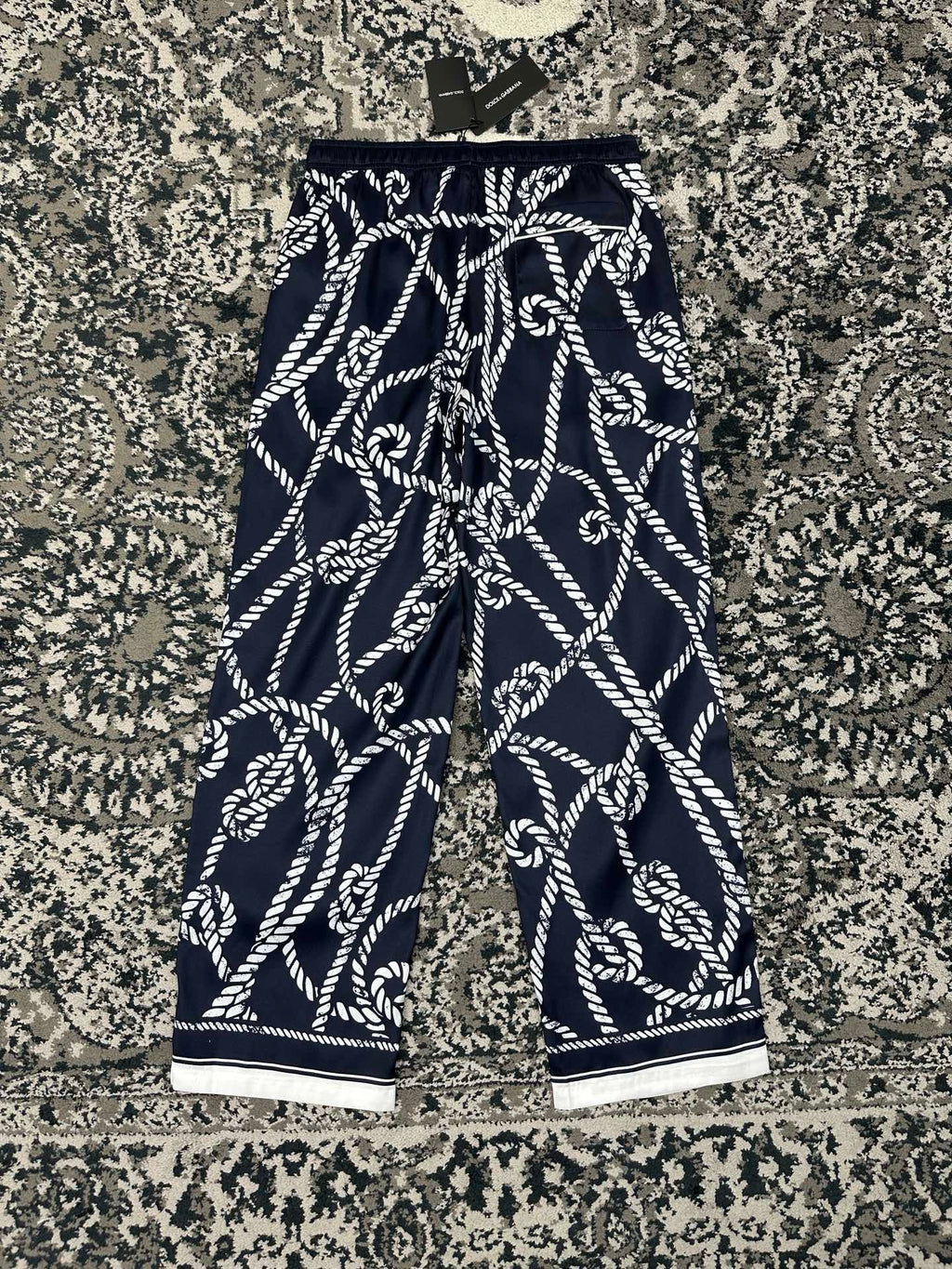 Falection FW26 Marina Print Silk Pants