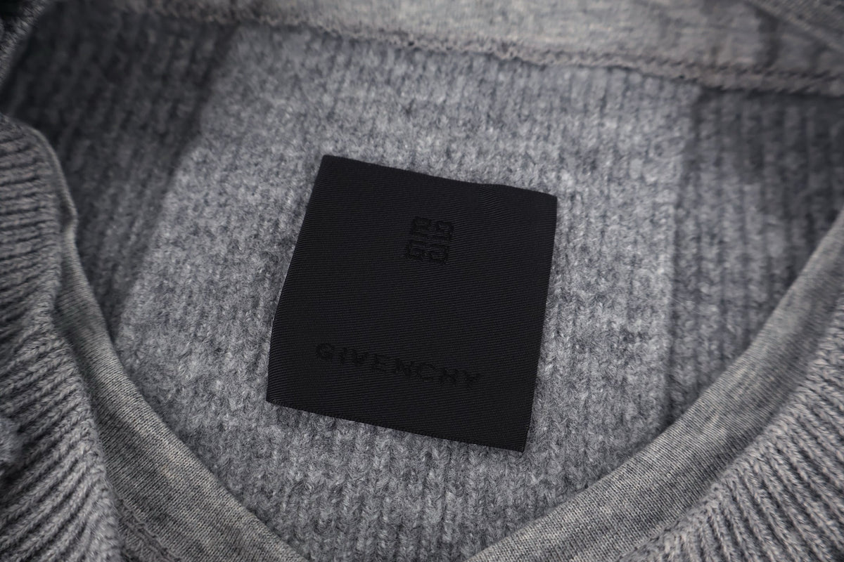 Falection FW26 Cut and Layer Wool and Cotton Sweater