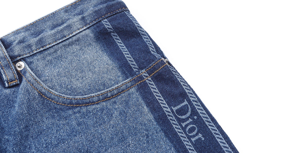 CD SS26 Logo Stripe Jeans