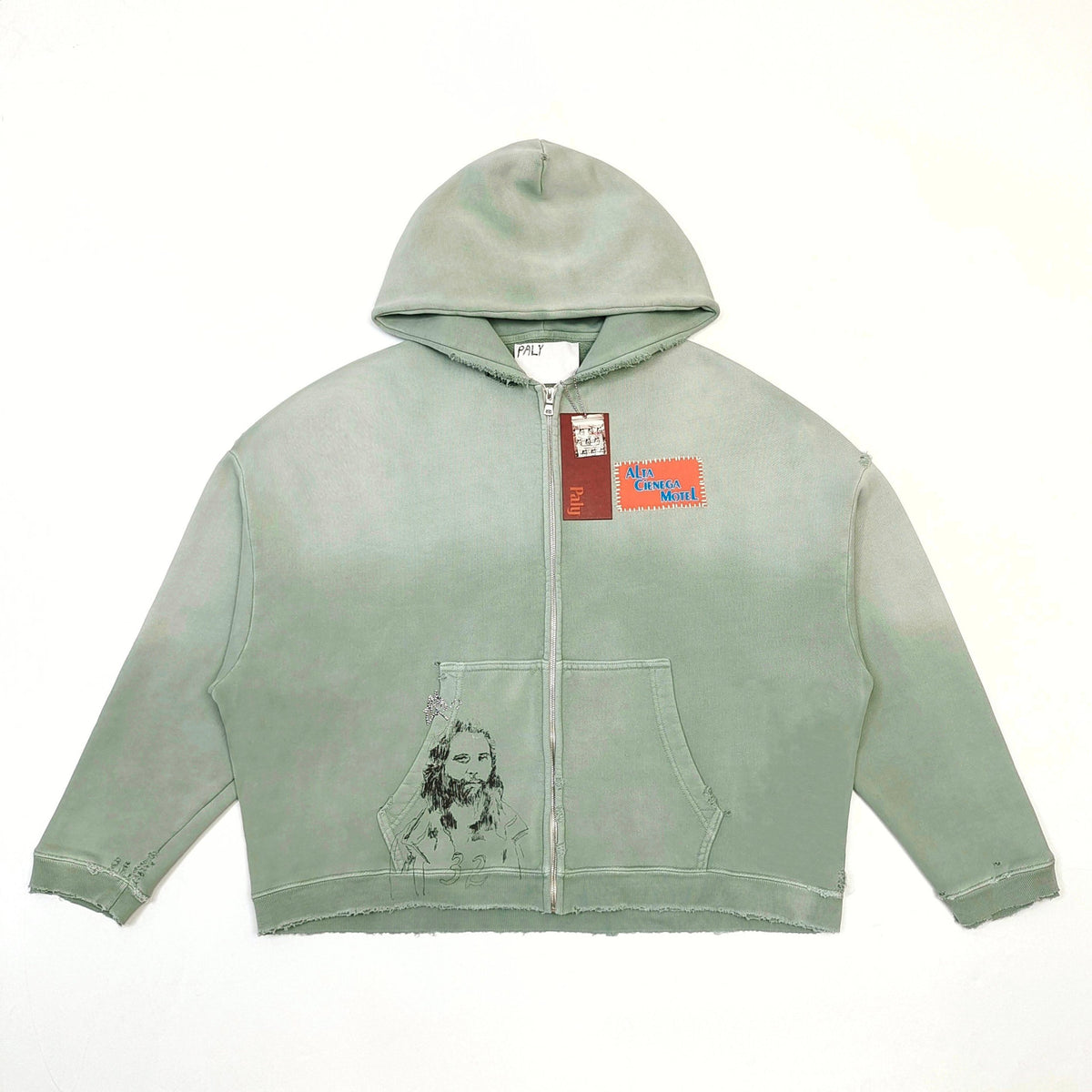 Falection Paly Hollywood FW26 Alta Cienega Zip Hoodie
