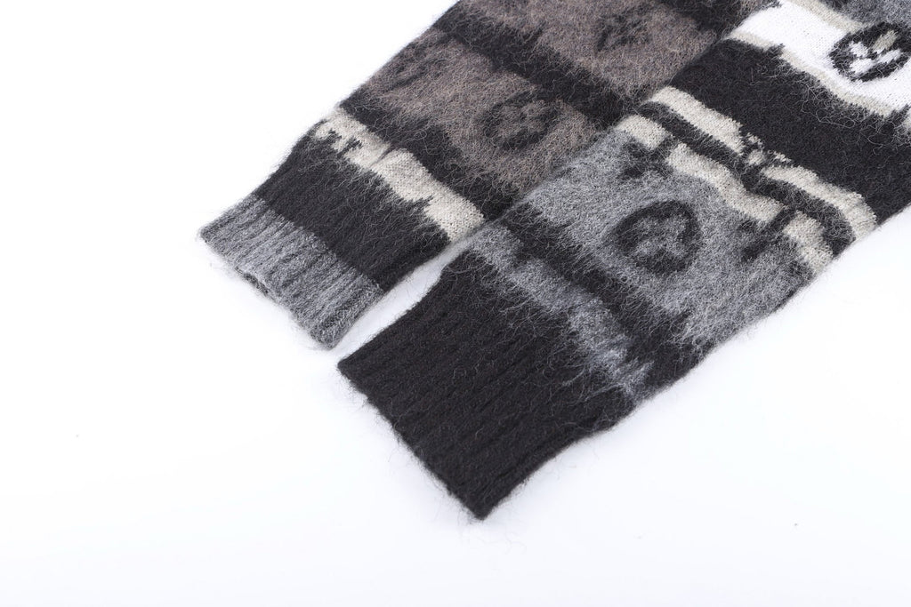 Falection FW26 Monogram Mohair Cardigan in 2 Colors