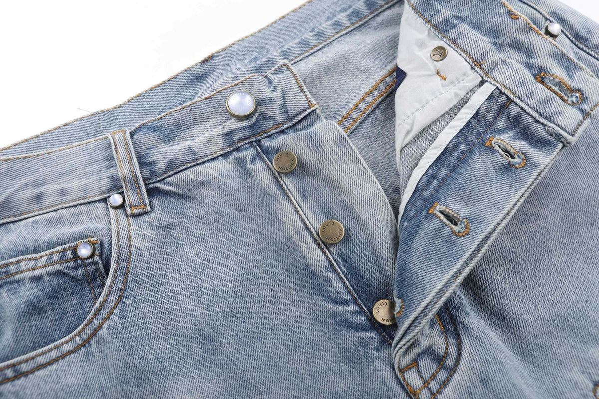 Falection FW26 Signature Patchwork Denim Pants