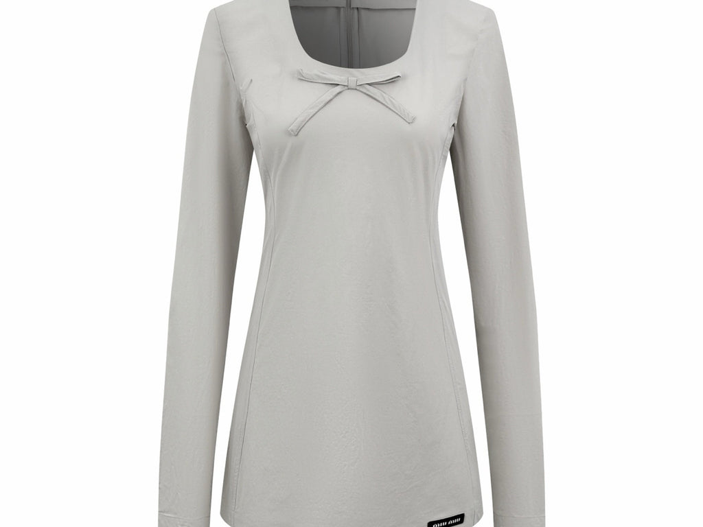 Falection FW26 Stretch Poplin Mini Dress in 2 Colors