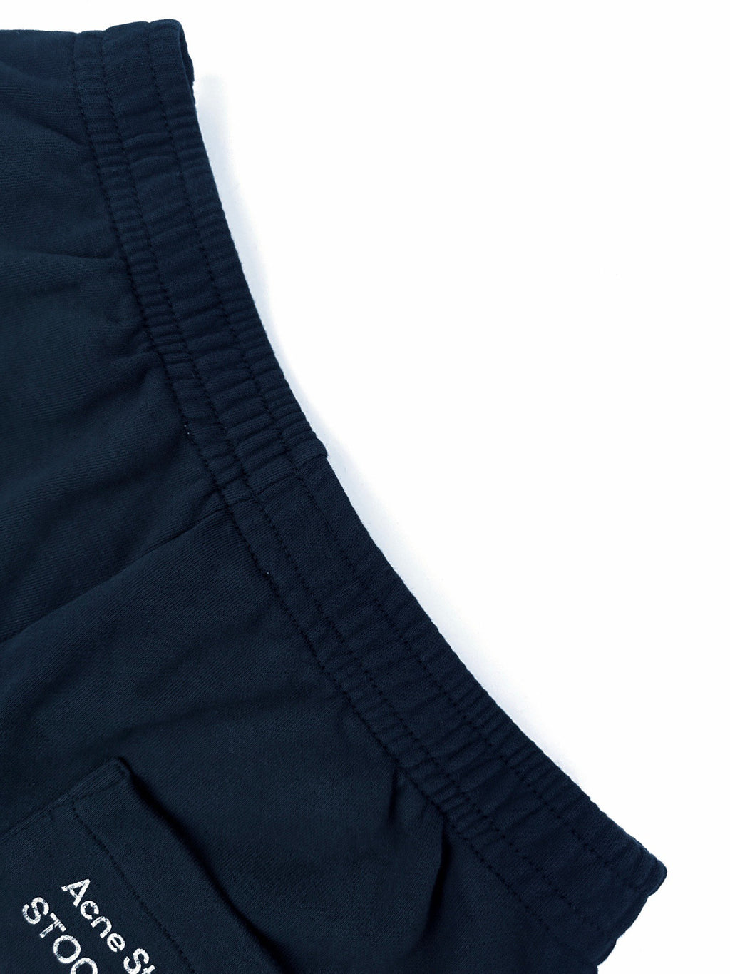 Falection ACNE FW26 Fleece Stamp Logo Pants
