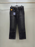 Falection FW26 Initial Stitched Denim Pants