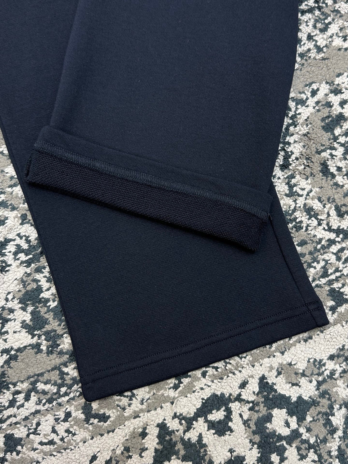 Falection FW26 Embroidered Sweatpants in Navy