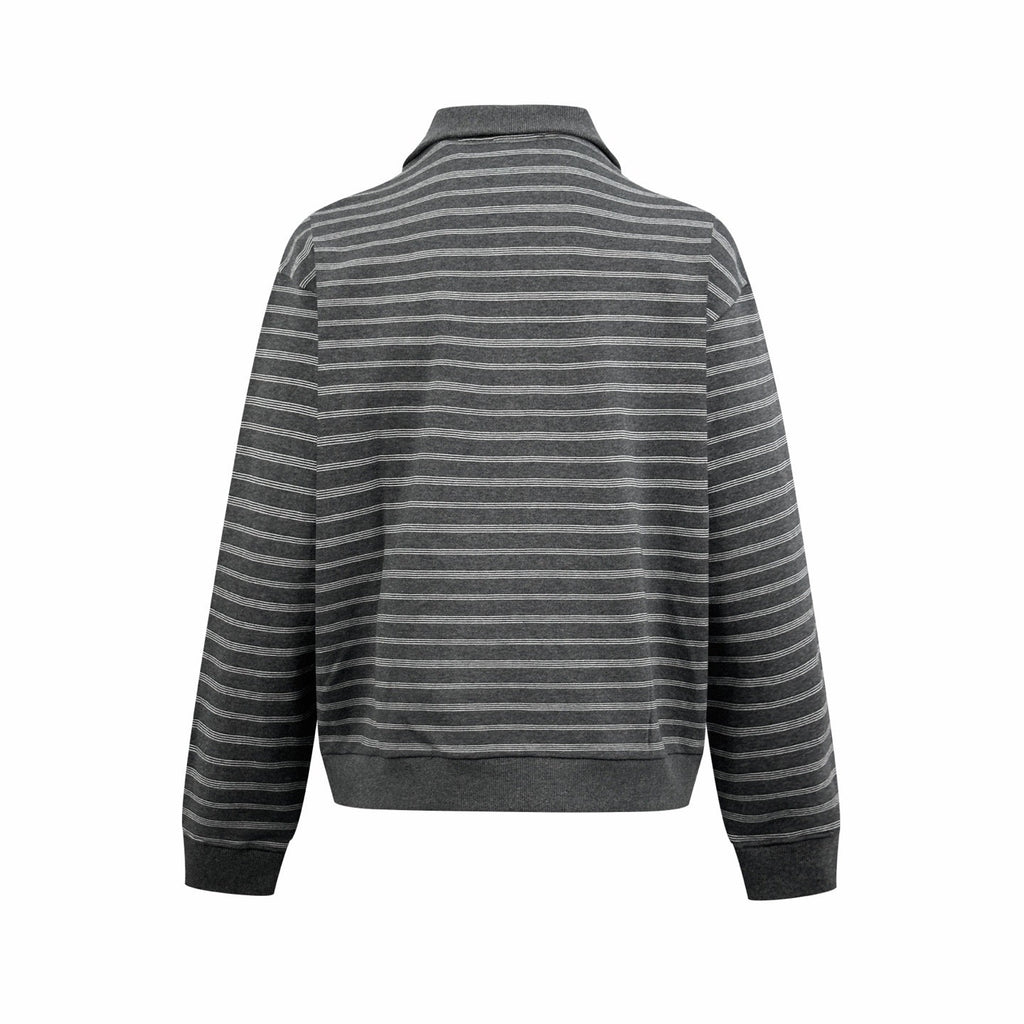 Falection FW26 Striped Cotton Fleece Jacket