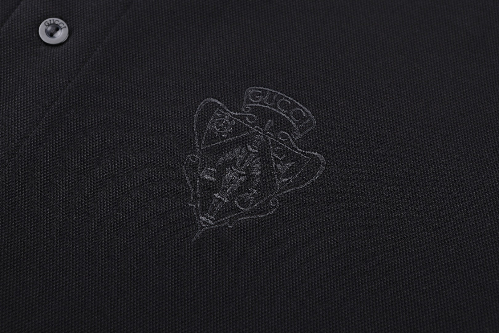 Falection FW26 Cotton Piquet Shirt with Embroidery
