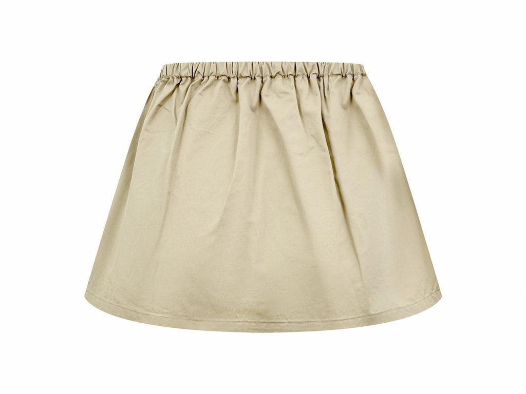 Falection FW26 Washed Gabardine Mini Skirt