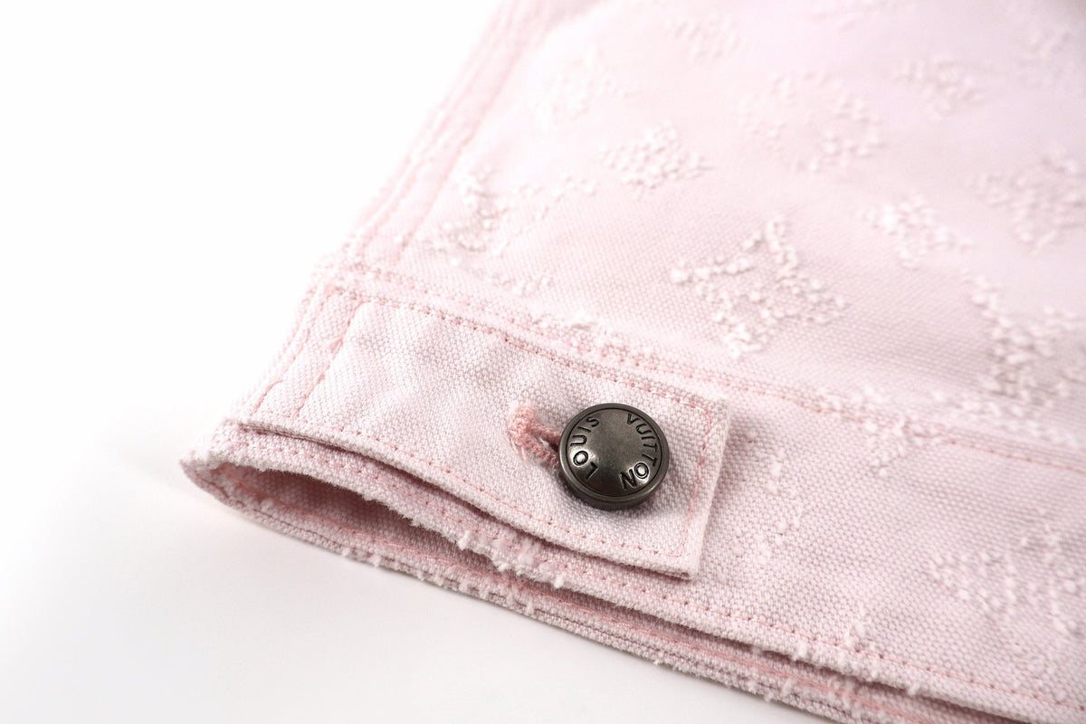 Falection FW26 Monogram Needle Punched Trucker Jacket