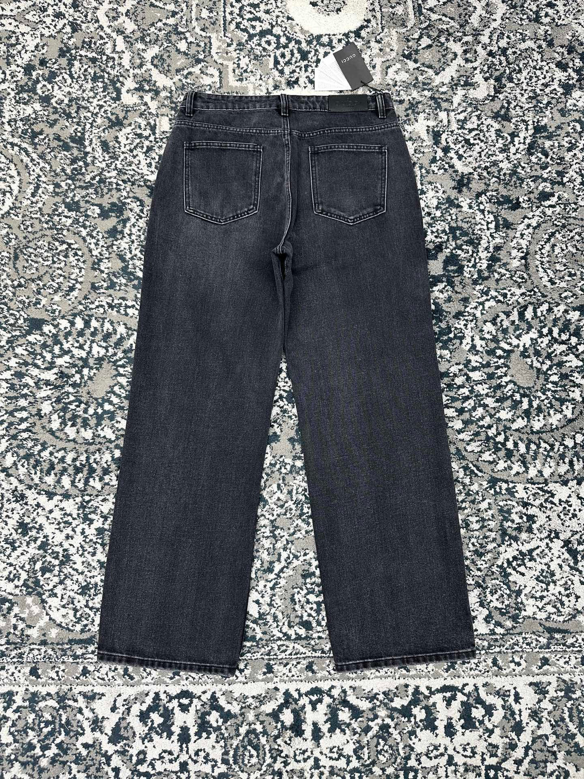 Falection FW26 Cotton Denim Pants with Horsebit Detail in 2 Colors