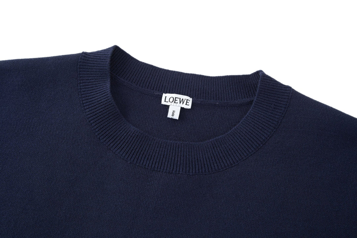 Falection FW26 Anagram Intarsia Wool Blend Sweater in 2 Colors