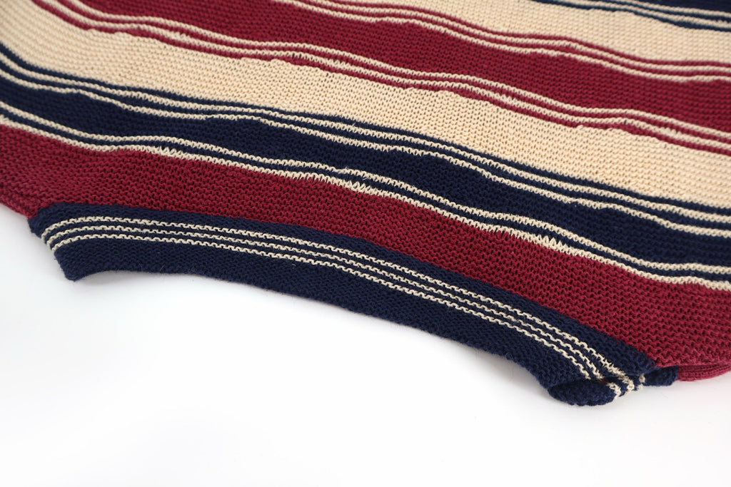 Falection BV FW26 Distroted Stripe Linen & Cotton Sweater
