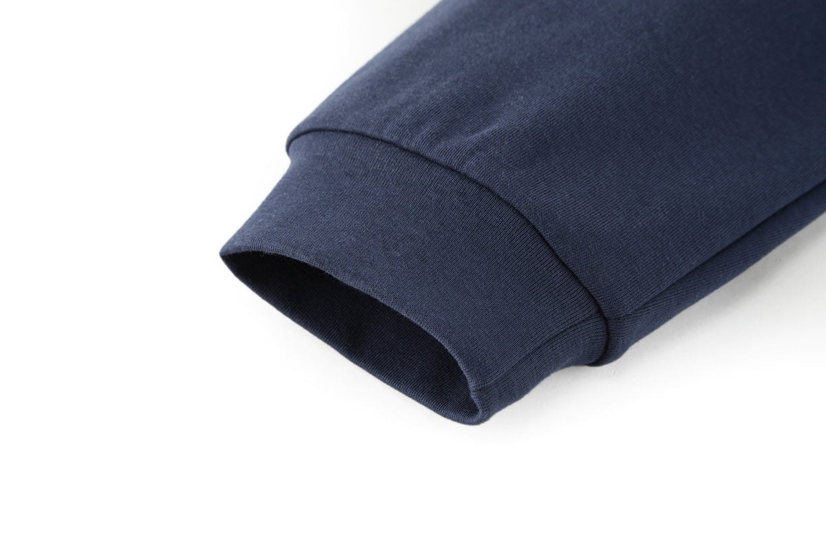 Falection FW26 Technical Cotton Sweatshirt in Navy