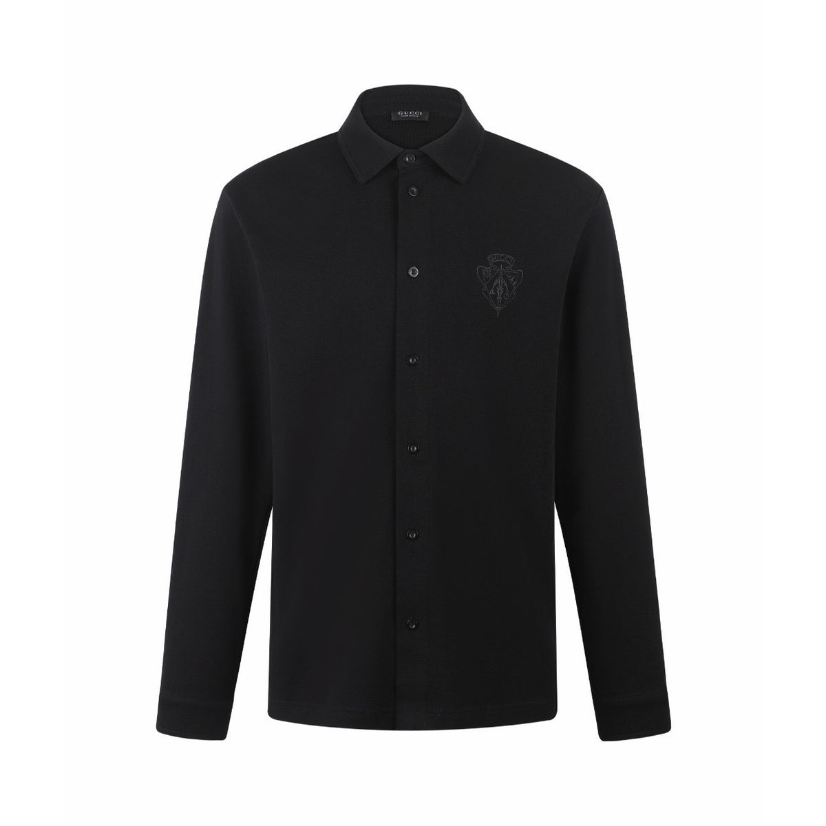 Falection FW26 Cotton Piquet Shirt with Embroidery
