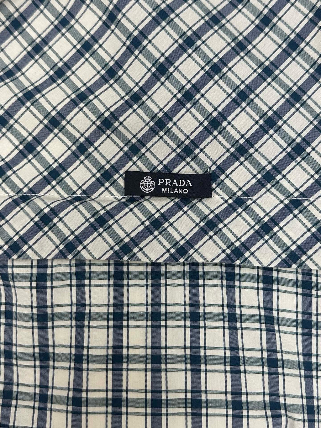 Falection FW26 Checked Chambray Blouson Jacket