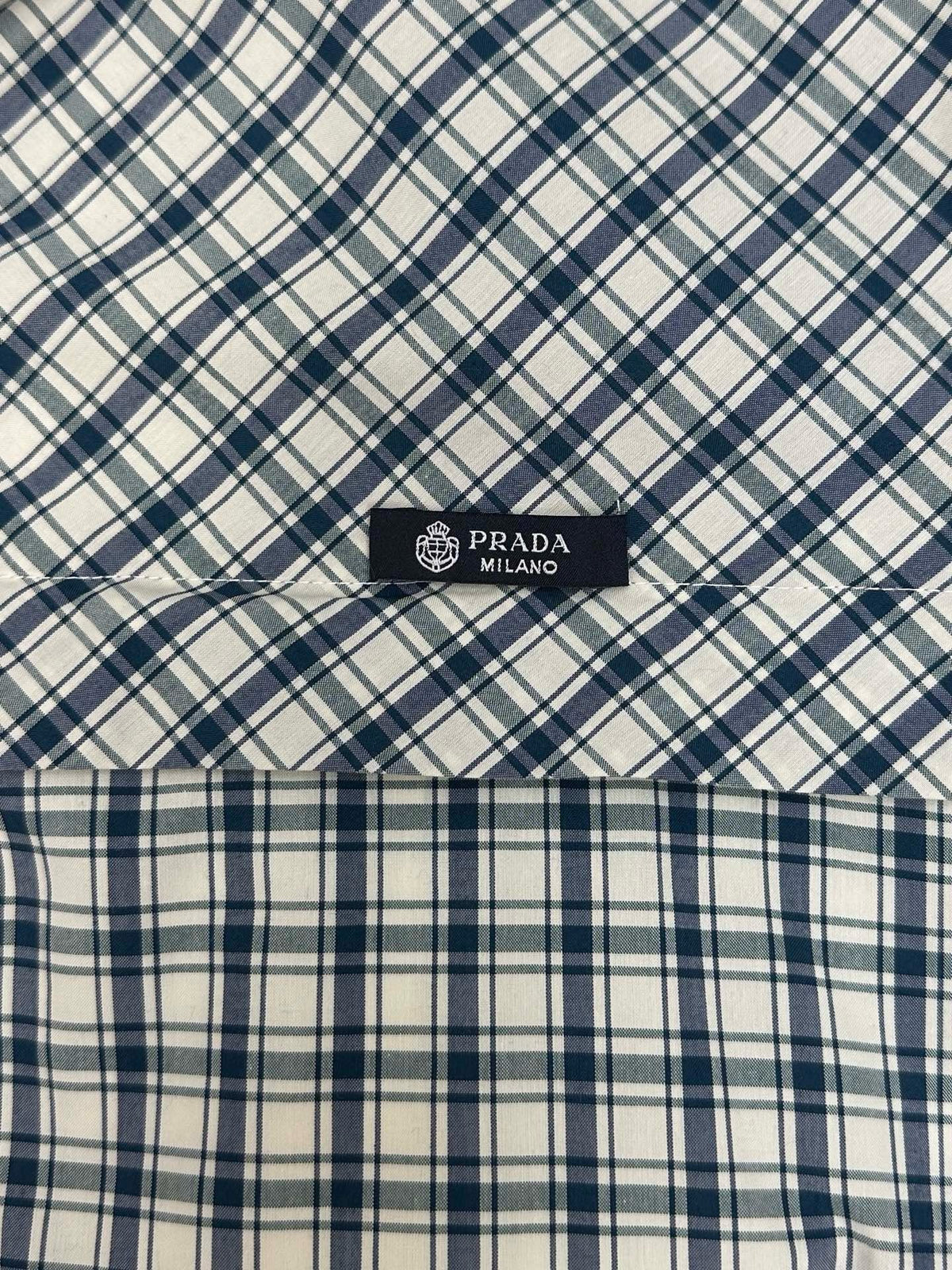 Falection FW26 Checked Chambray Blouson Jacket