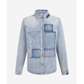 Falection FW26 Signature Patchwork Denim Longsleeve Shirt
