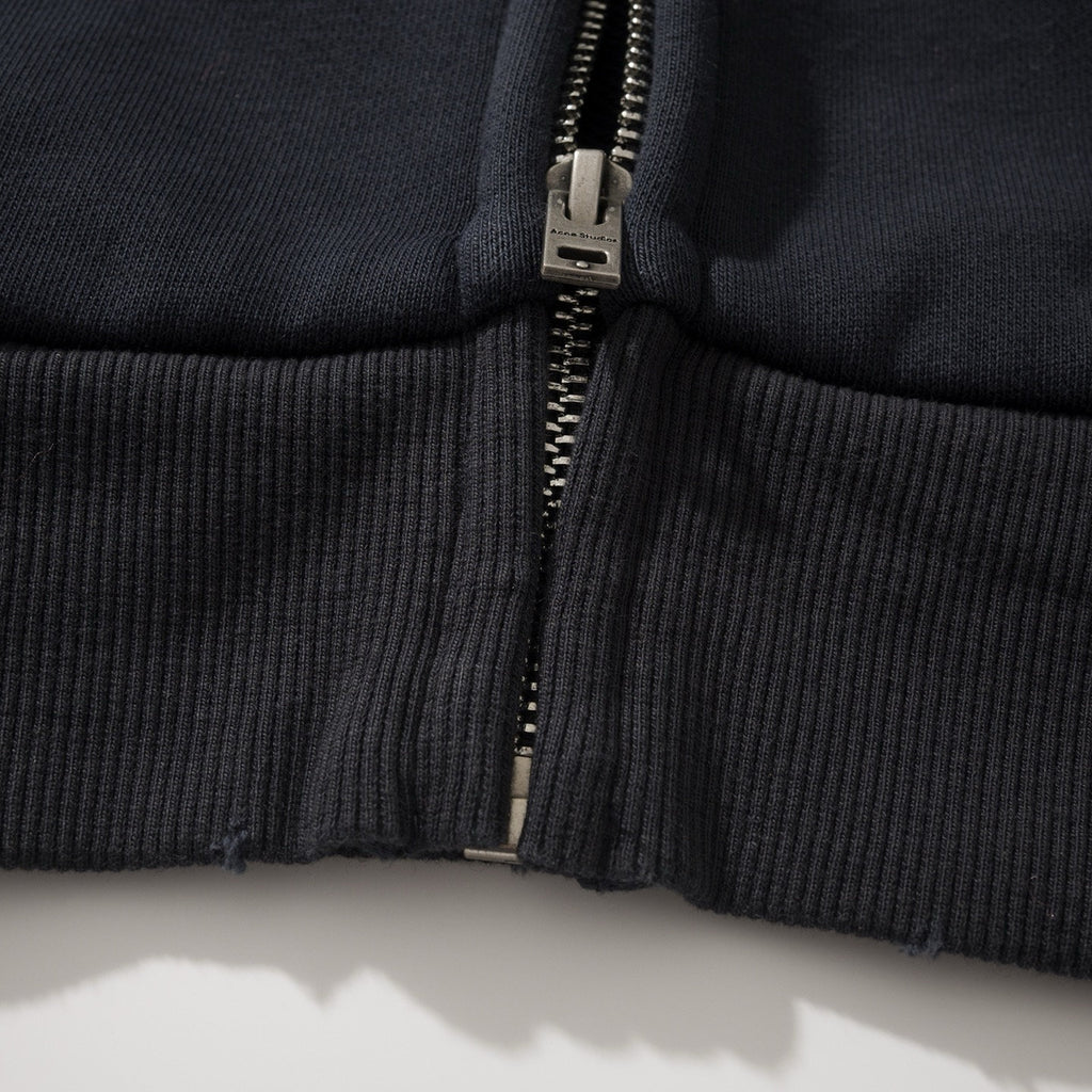 Falection FW26 Washed Zip Up Cardigan in 4 Colors