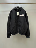 Falection FW26 Masking Tape Oversized Zip Up Hoodie