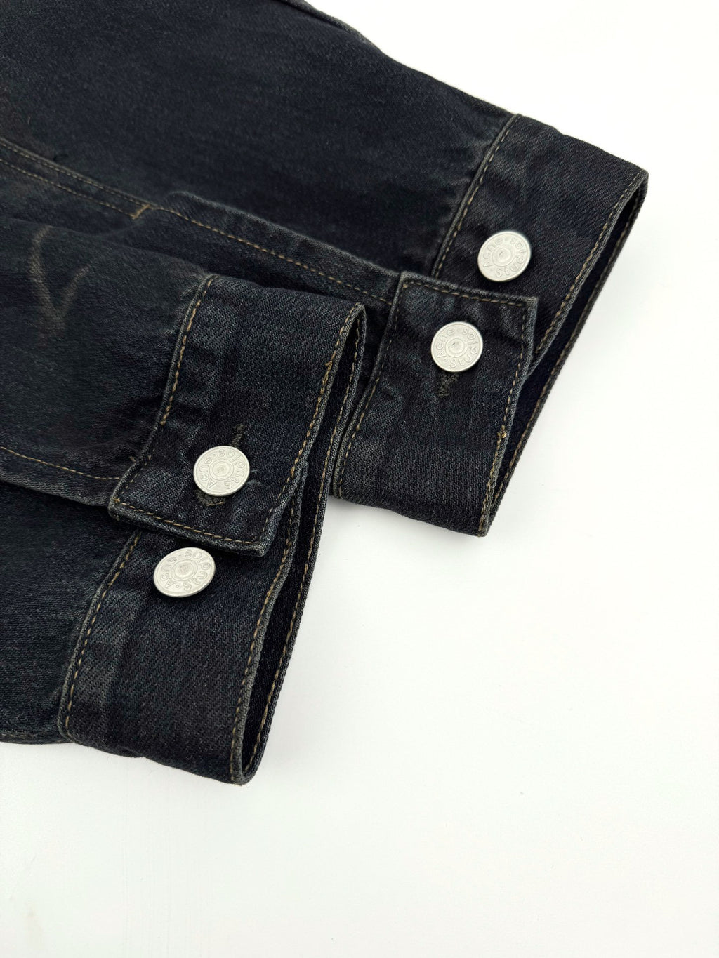 Falection FW26 Studded Washed Denim Jacket